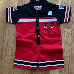 Chicago Bulls Romper 18 months NWT Embroidered